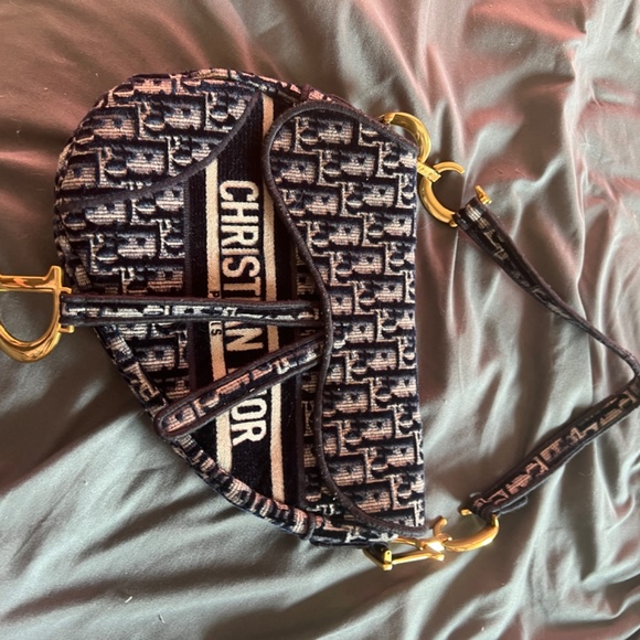 Christian Dior Embroidered Saddle Bag - Picture 6 of 6